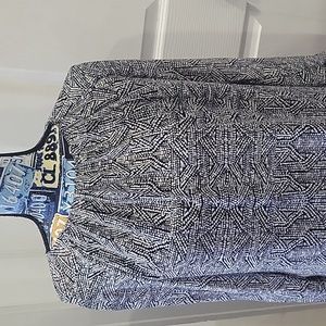 Armani Exchange geometric dress